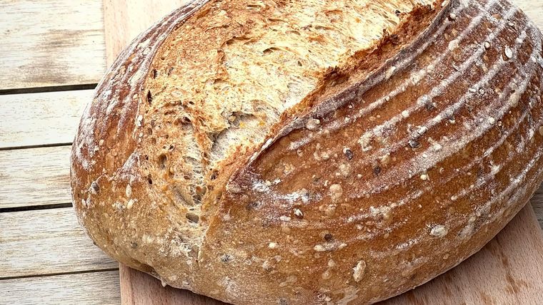 Sourdough, sliced — The Globe Bakery, Laugharne