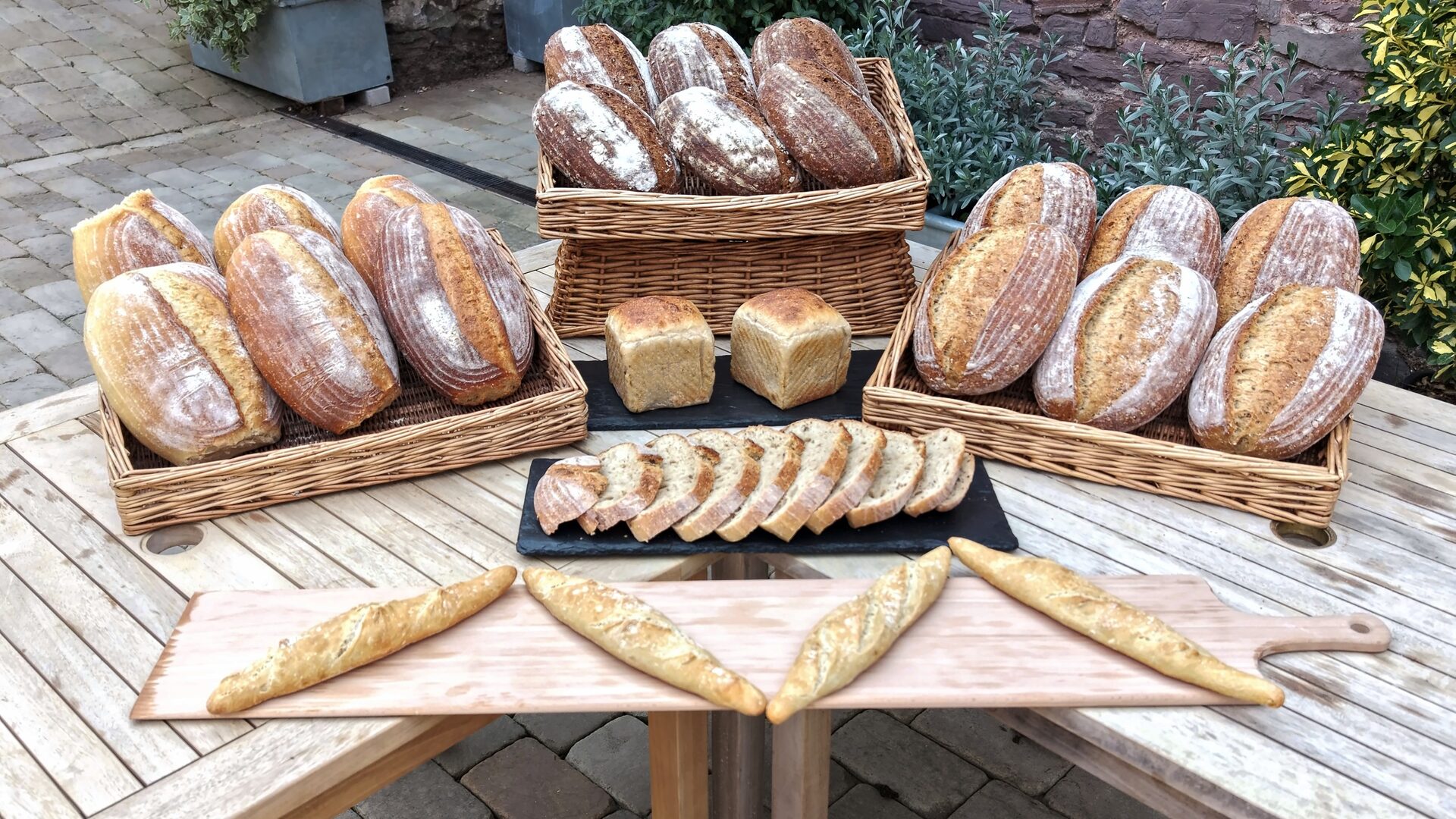 Fresh bakes at The Globe Bakery